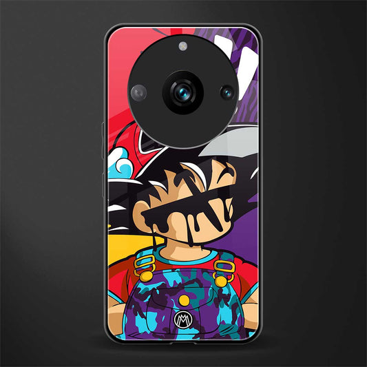 dragon ball z art back phone cover | glass case for realme 11 pro 5g