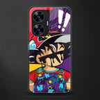 dragon ball z art back phone cover | glass case for realme c55