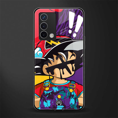 dragon ball z art back phone cover | glass case for oppo a74 4g