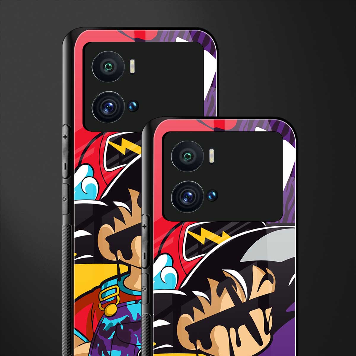 dragon ball z art back phone cover | glass case for iQOO 9 Pro