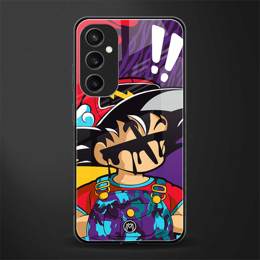 dragon ball z art back phone cover | glass case for samsung galaxy s23 fe 5g