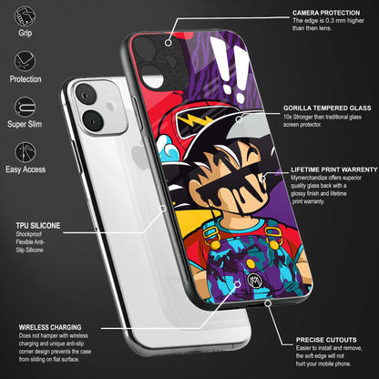 dragon ball z art back phone cover | glass case for google pixel 7 pro