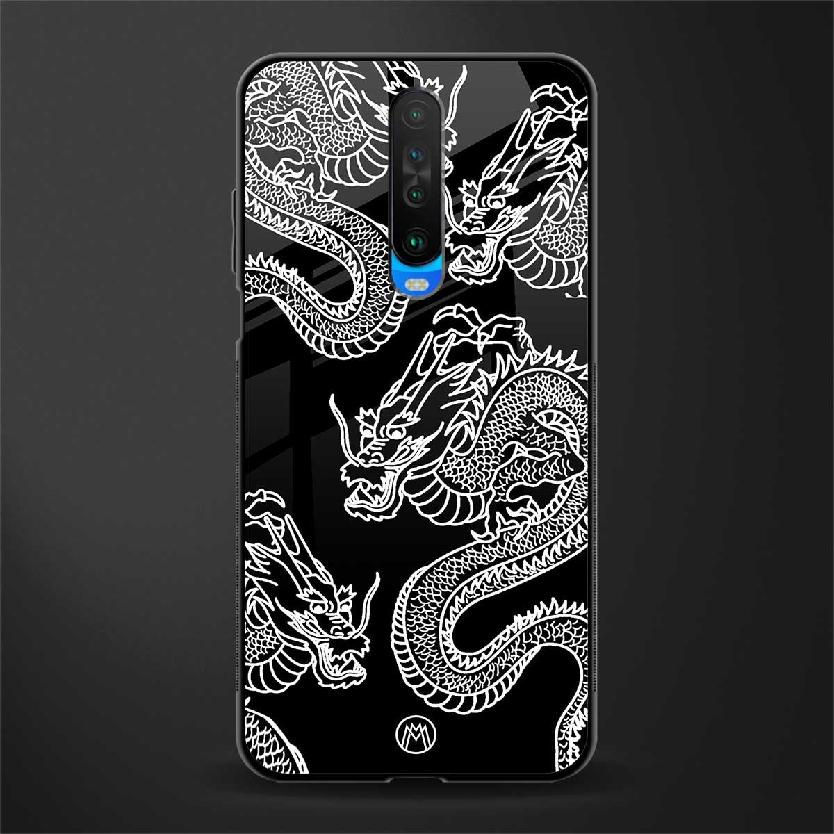 dragons glass case for poco x2 image