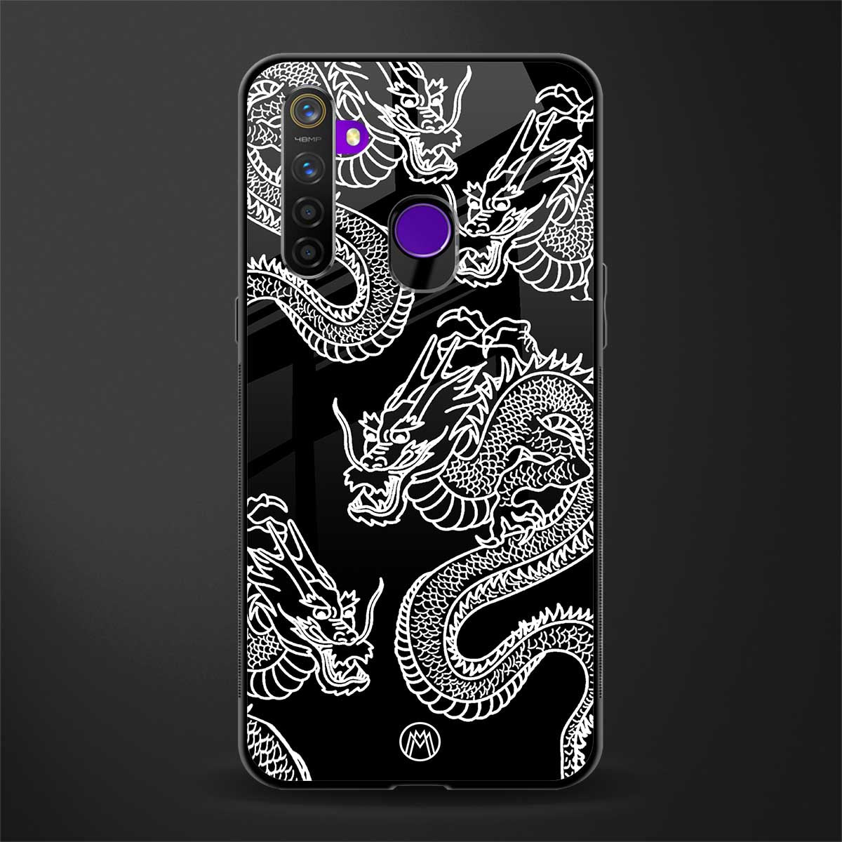 dragons glass case for realme 5 image