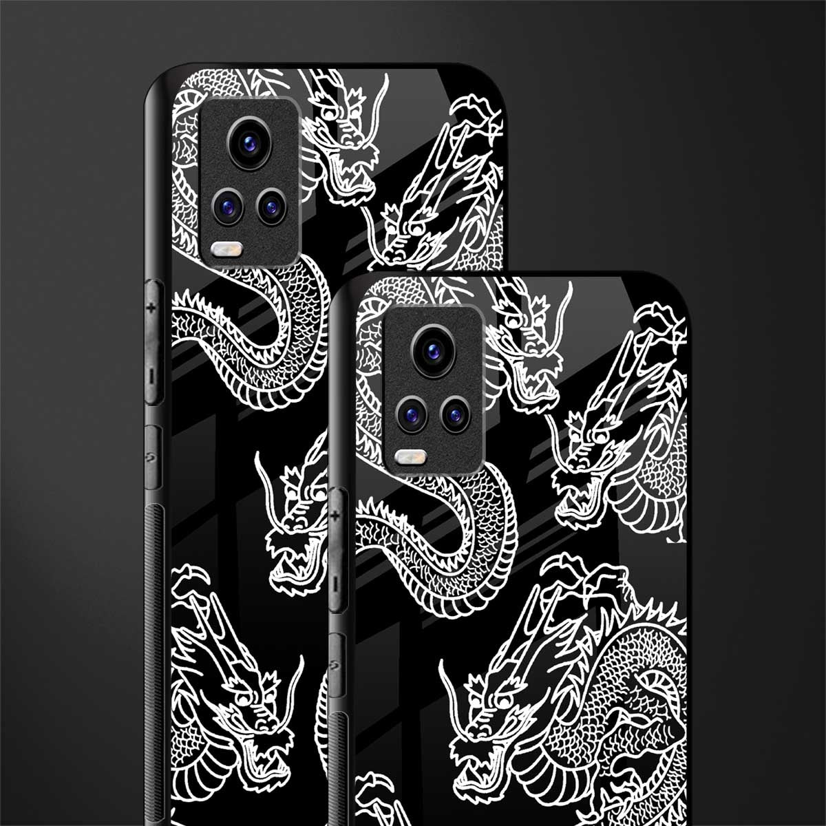 dragons back phone cover | glass case for vivo y73