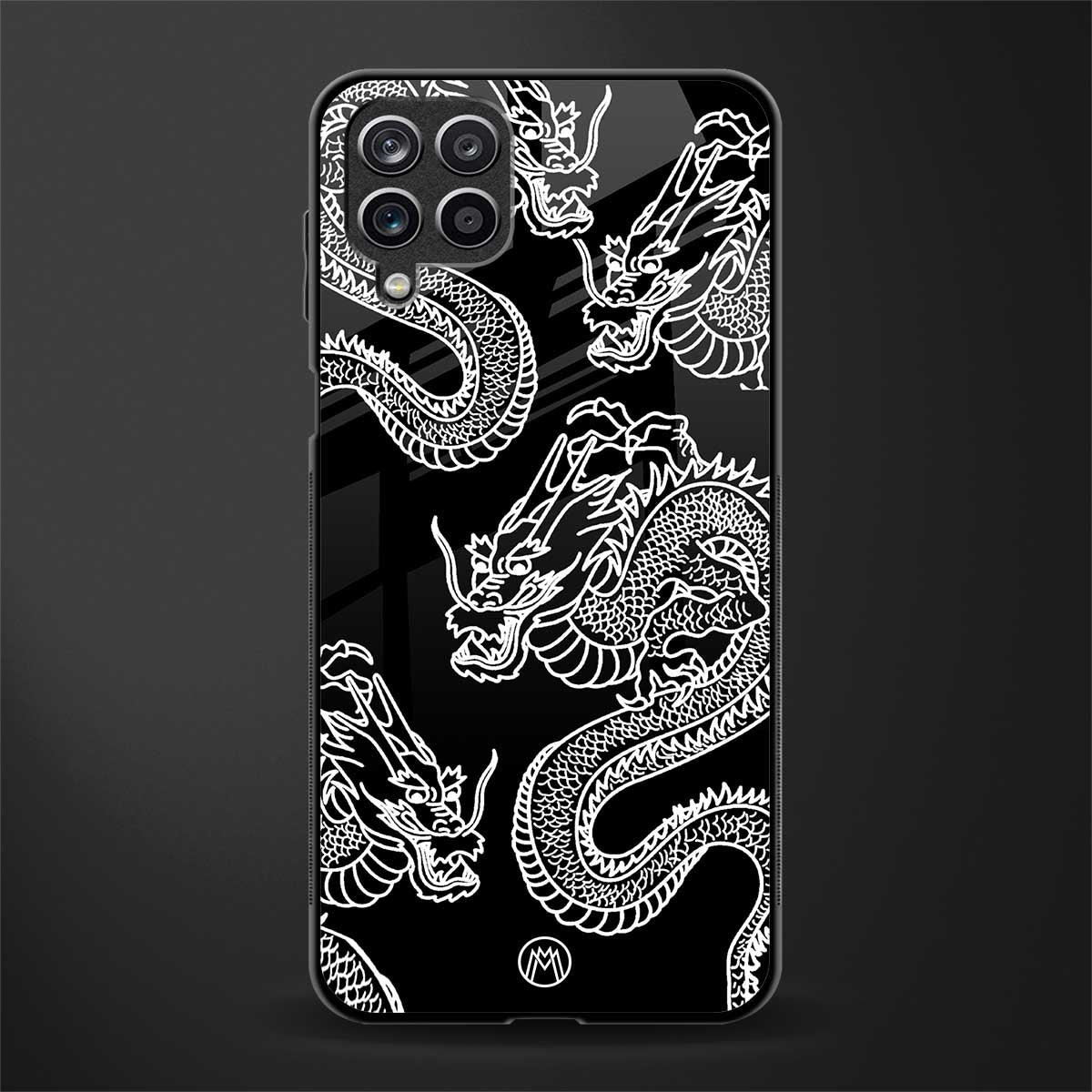 dragons back phone cover | glass case for samsung galaxy a22 4g