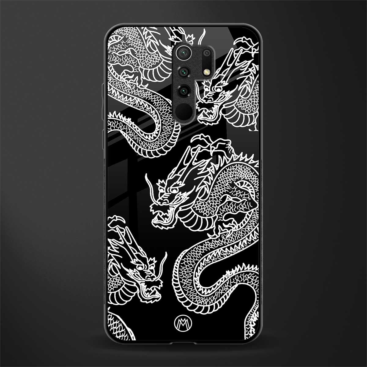 dragons glass case for redmi 9 prime image