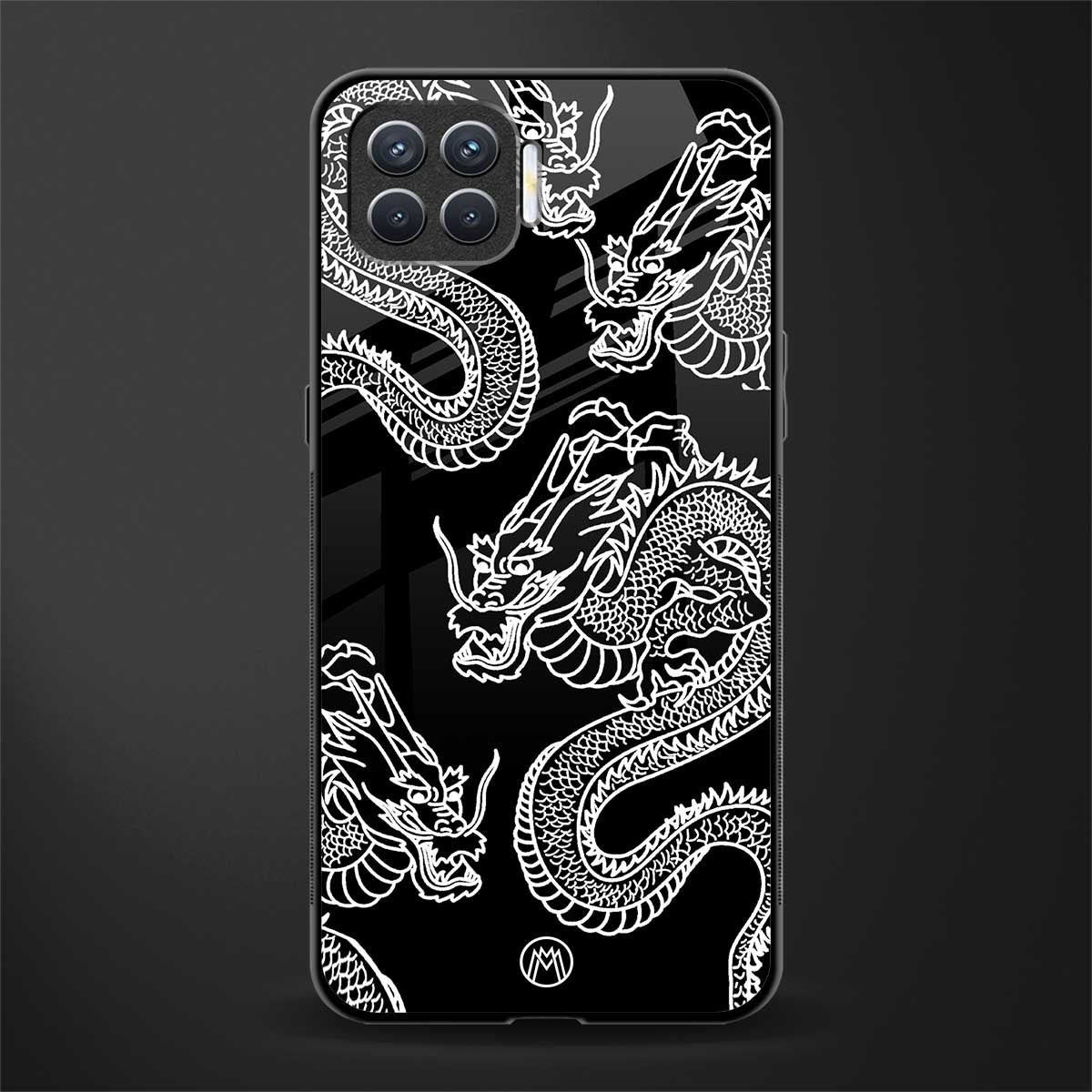 dragons glass case for oppo f17 pro image