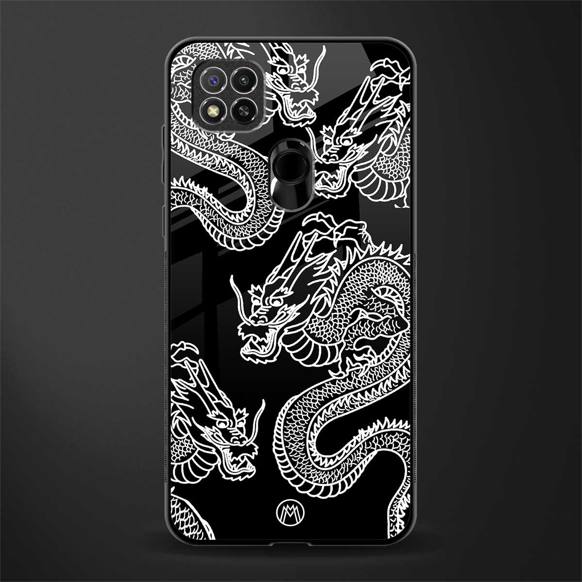 dragons glass case for redmi 9 image