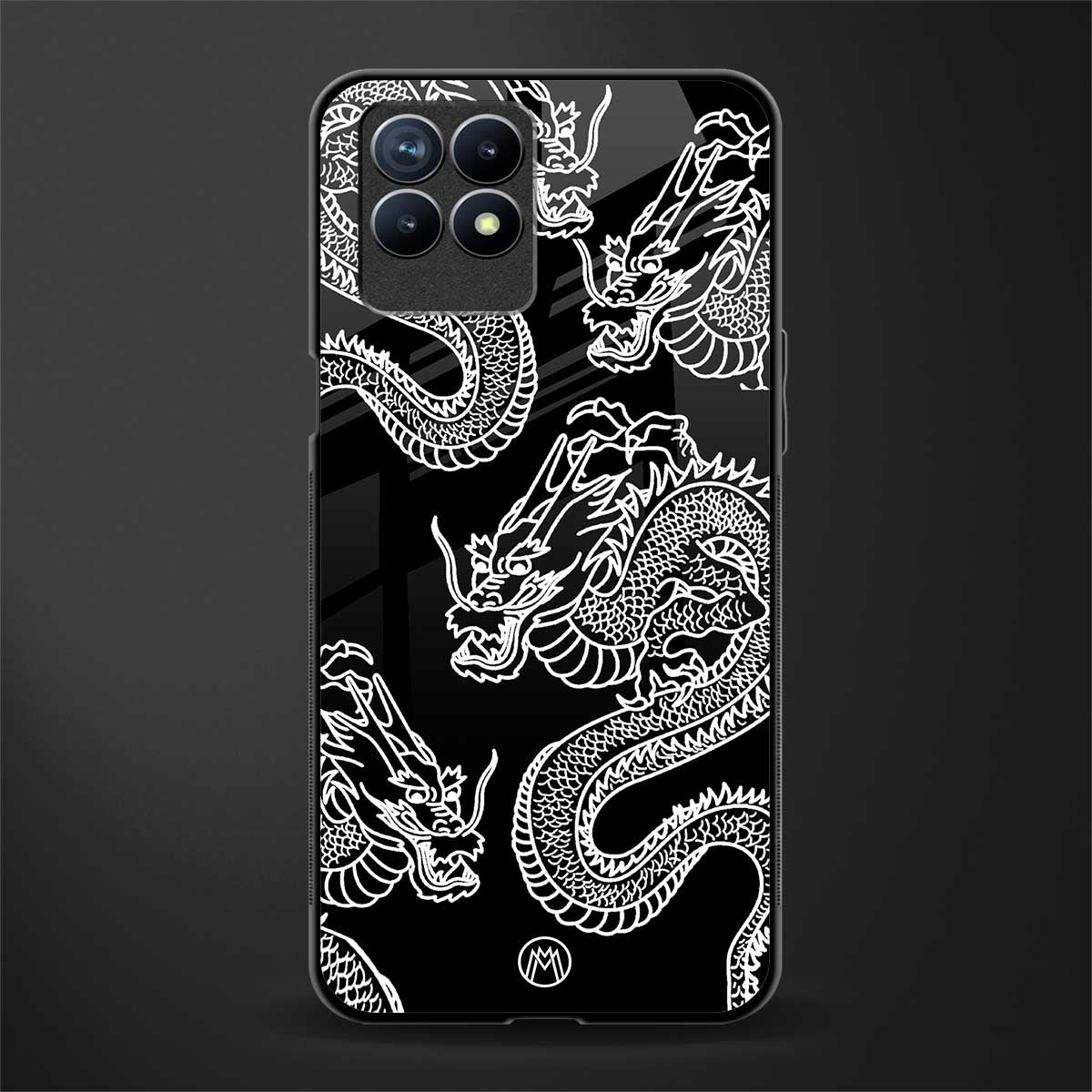 dragons glass case for realme 8i image