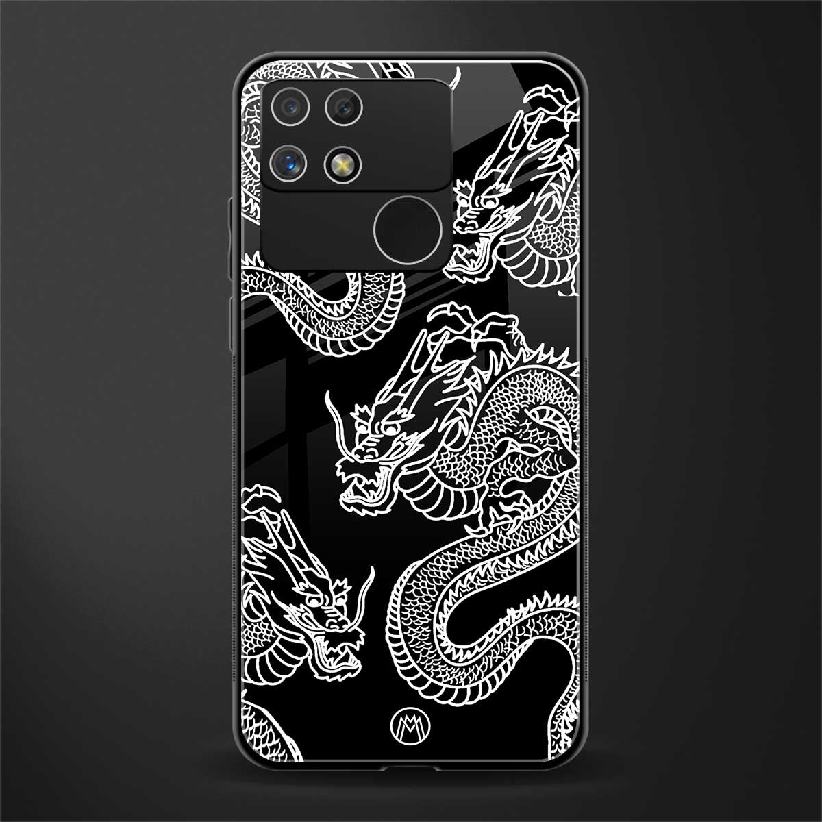 dragons back phone cover | glass case for realme narzo 50a