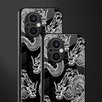 dragons back phone cover | glass case for oppo f21 pro 5g
