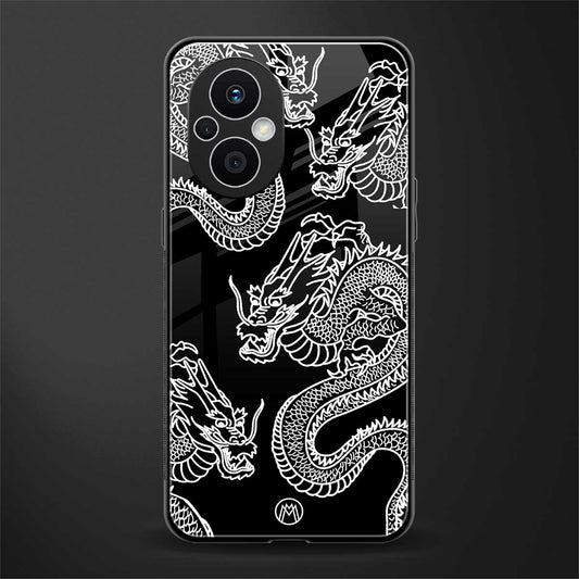 dragons back phone cover | glass case for oppo f21 pro 5g