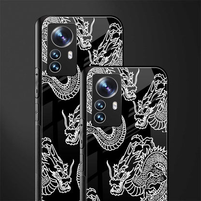 dragons back phone cover | glass case for xiaomi 12 pro