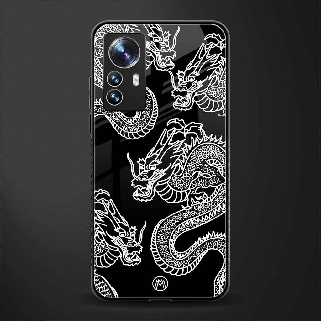 dragons back phone cover | glass case for xiaomi 12 pro