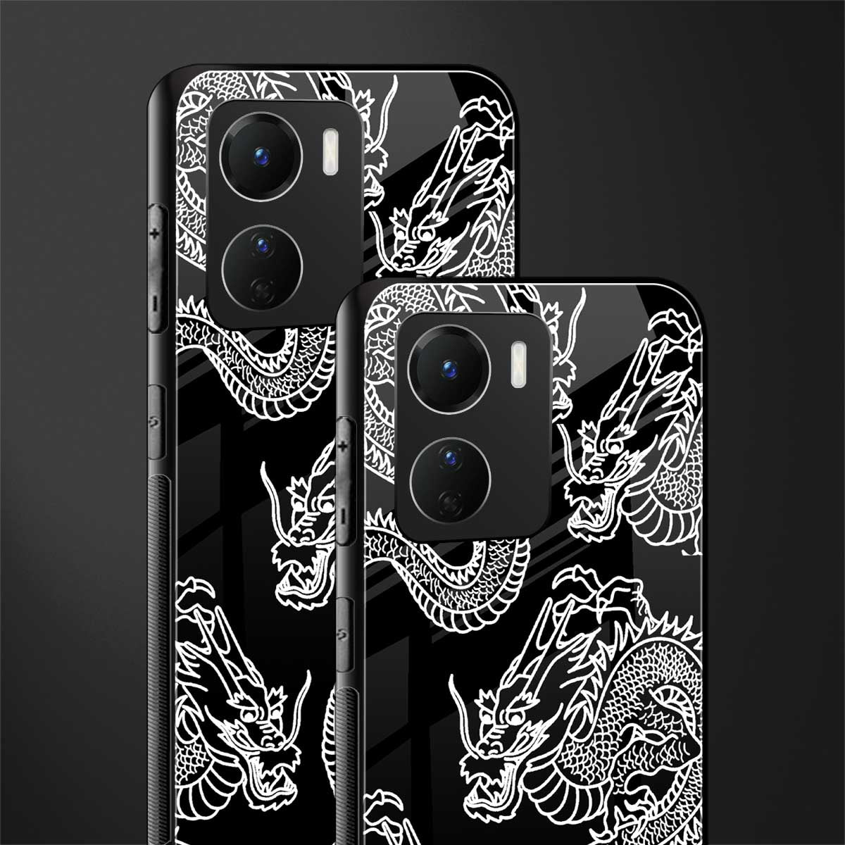 dragons back phone cover | glass case for vivo y16