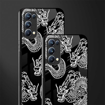 dragons back phone cover | glass case for oppo reno 5