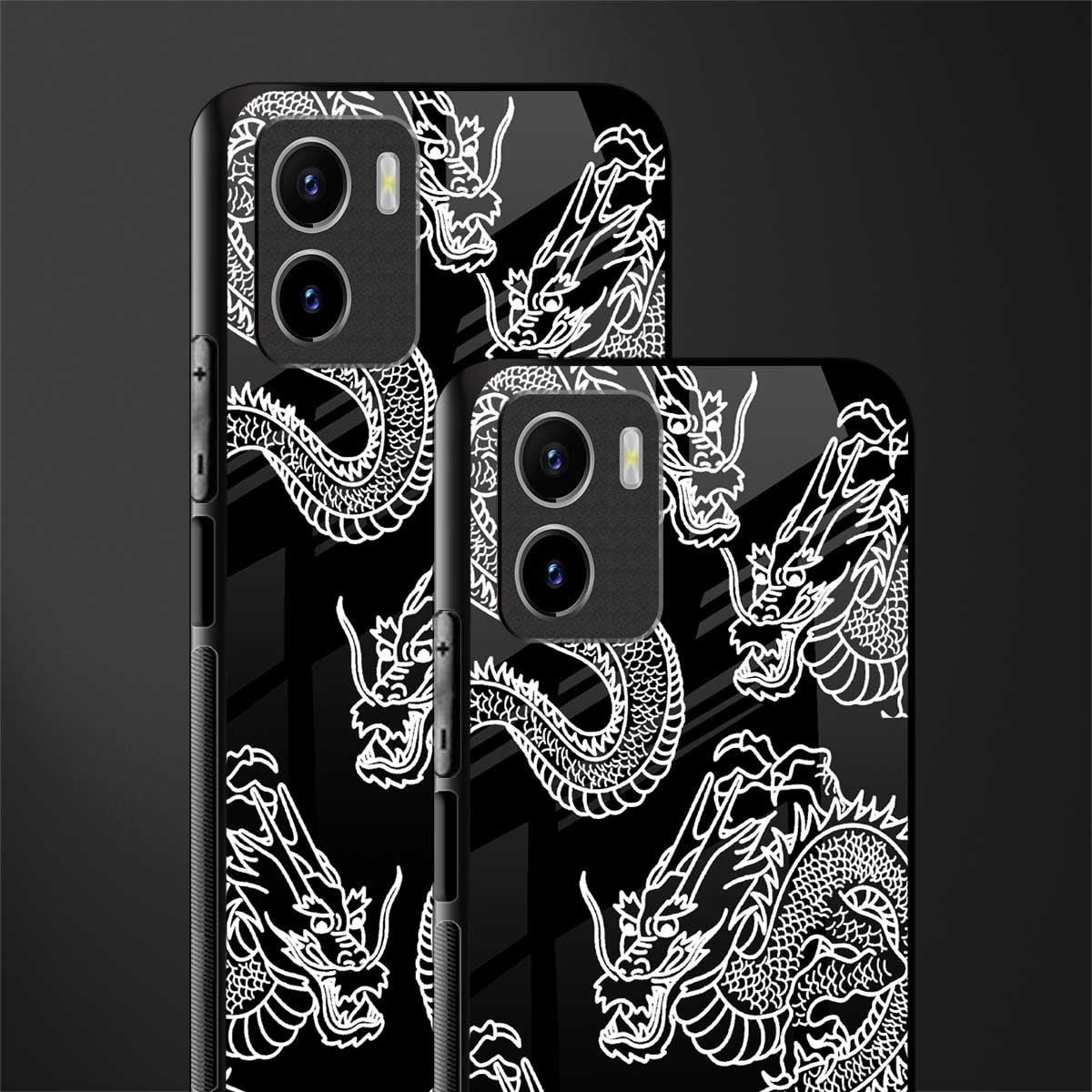 dragons back phone cover | glass case for vivo y72