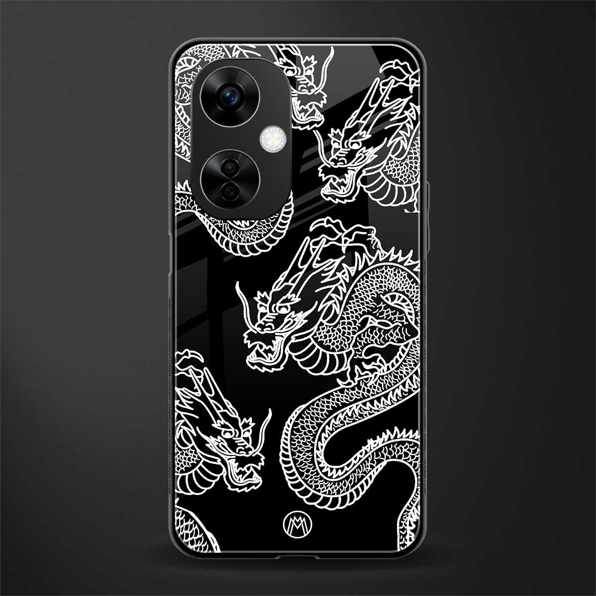 dragons back phone cover | glass case for oneplus nord ce 3 lite