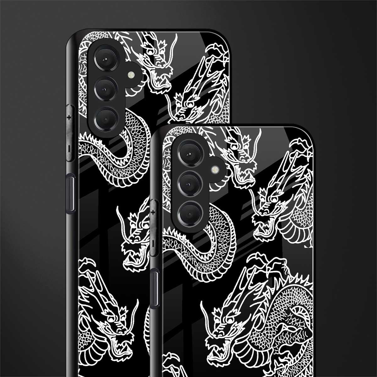 dragons back phone cover | glass case for samsun galaxy a24 4g