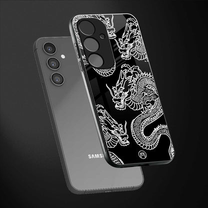 dragons back phone cover | glass case for samsung galaxy s23 fe 5g