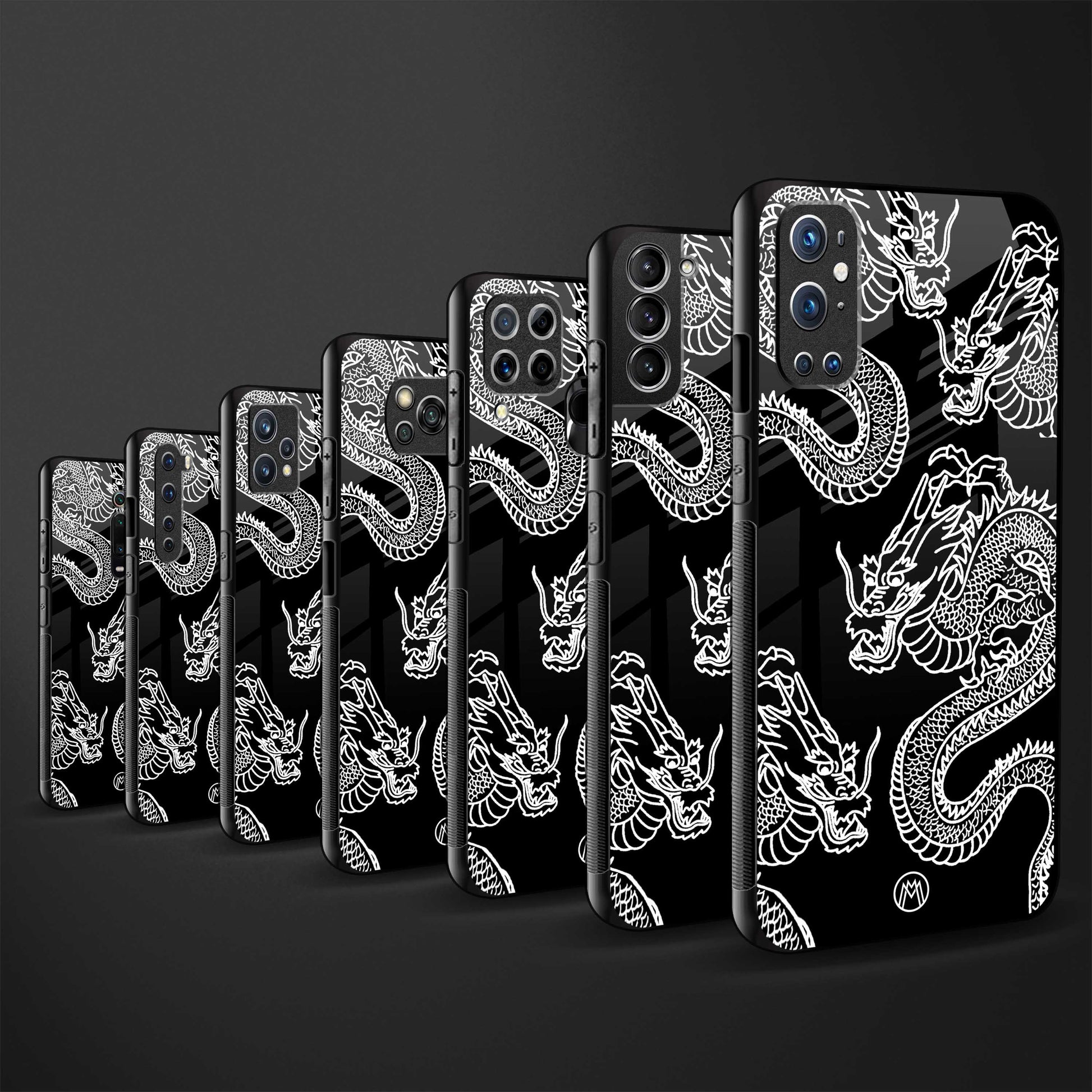 dragons back phone cover | glass case for vivo v25-5g