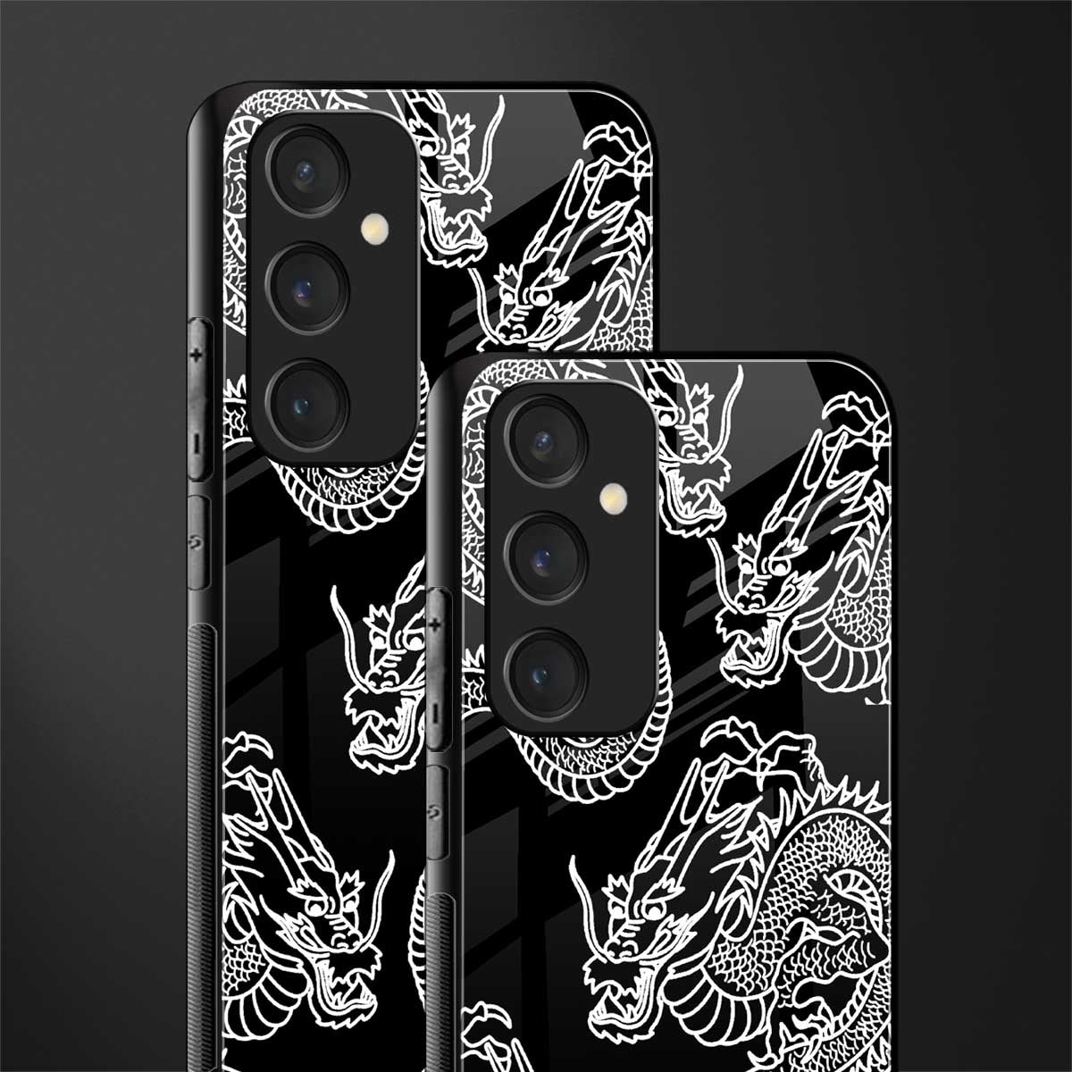 dragons back phone cover | glass case for samsung galaxy s23 fe 5g