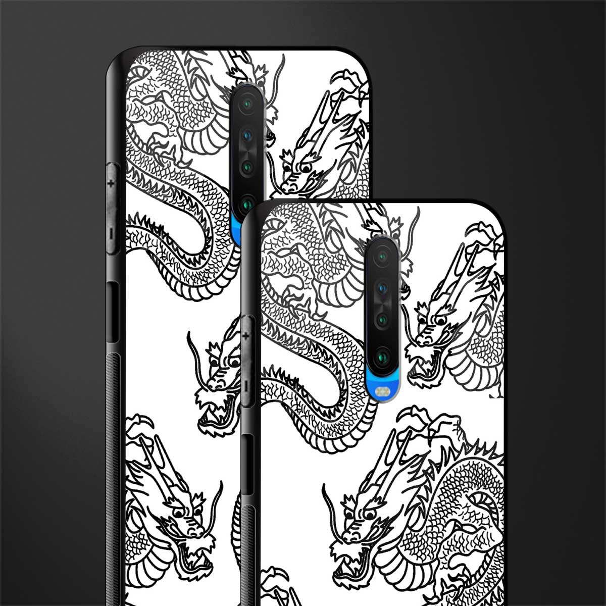 dragons lite glass case for poco x2 image-2