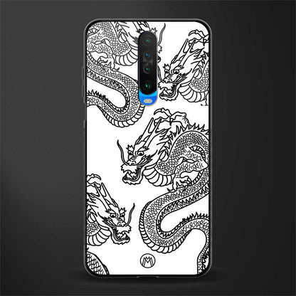 dragons lite glass case for poco x2 image