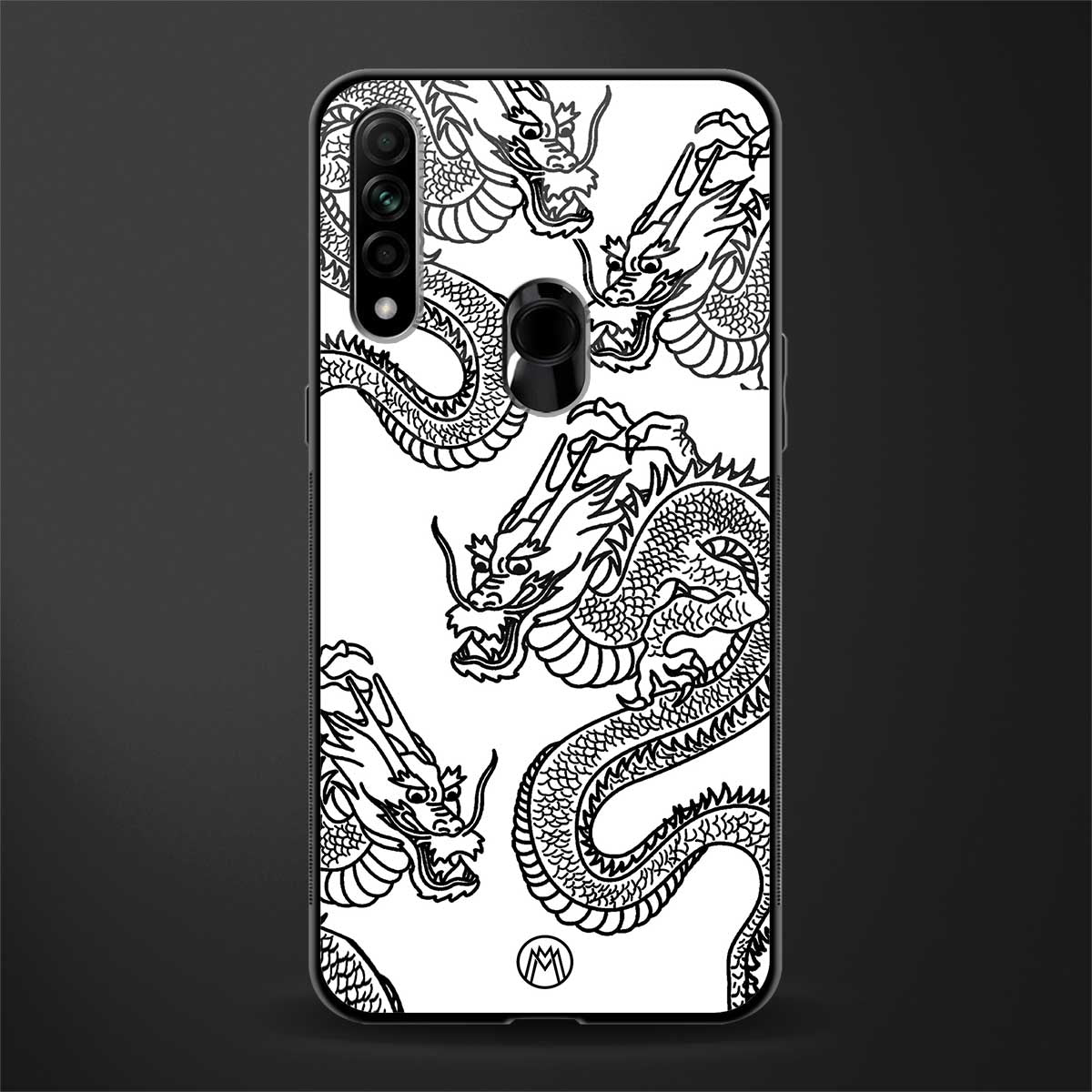 dragons lite glass case for oppo a31 image