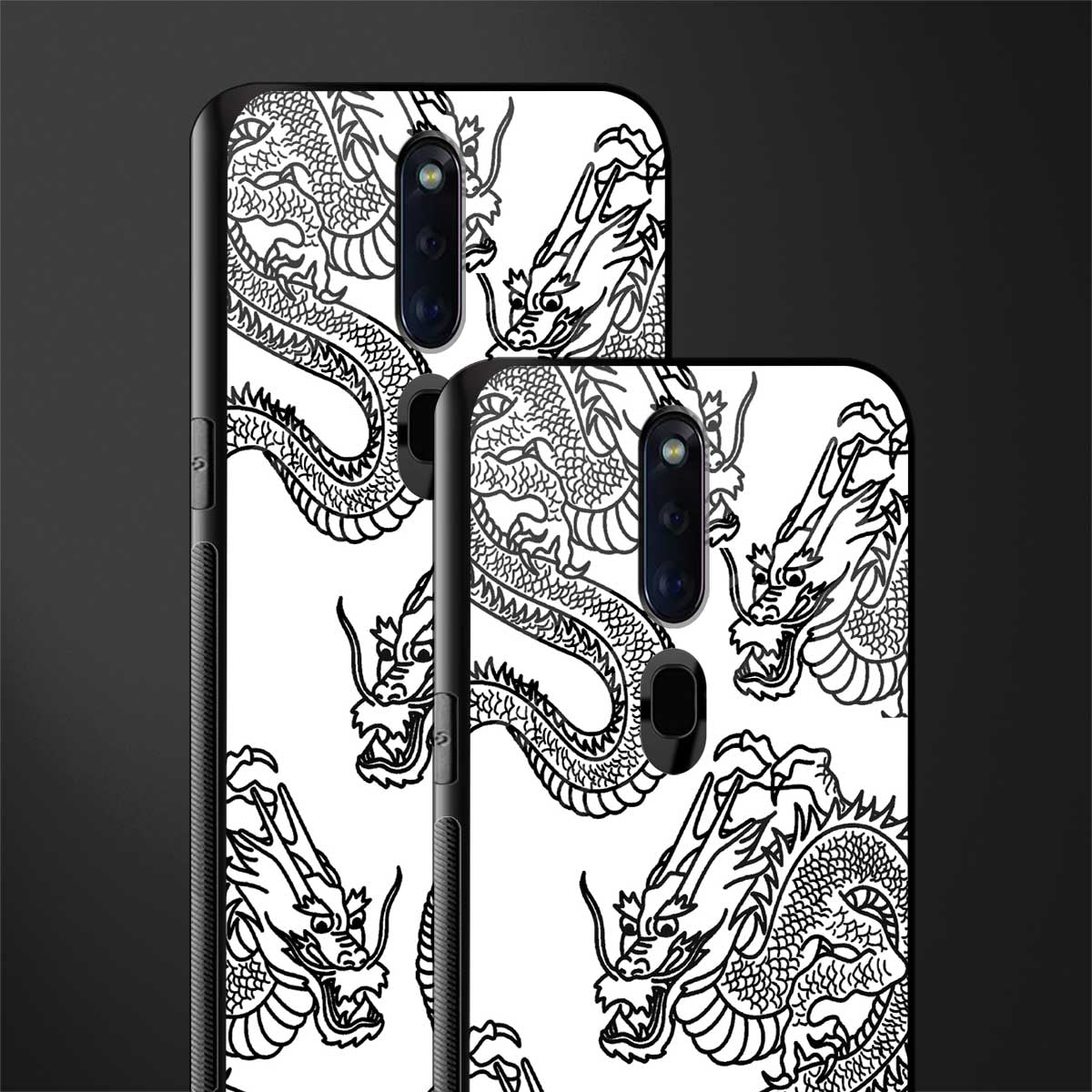 dragons lite glass case for oppo f11 pro image-2