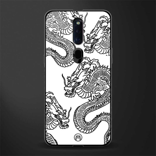 dragons lite glass case for oppo f11 pro image