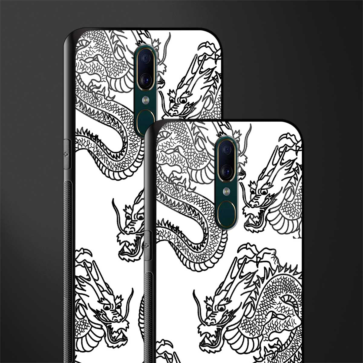 dragons lite glass case for oppo f11 image-2