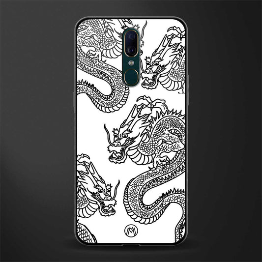 dragons lite glass case for oppo a9 image