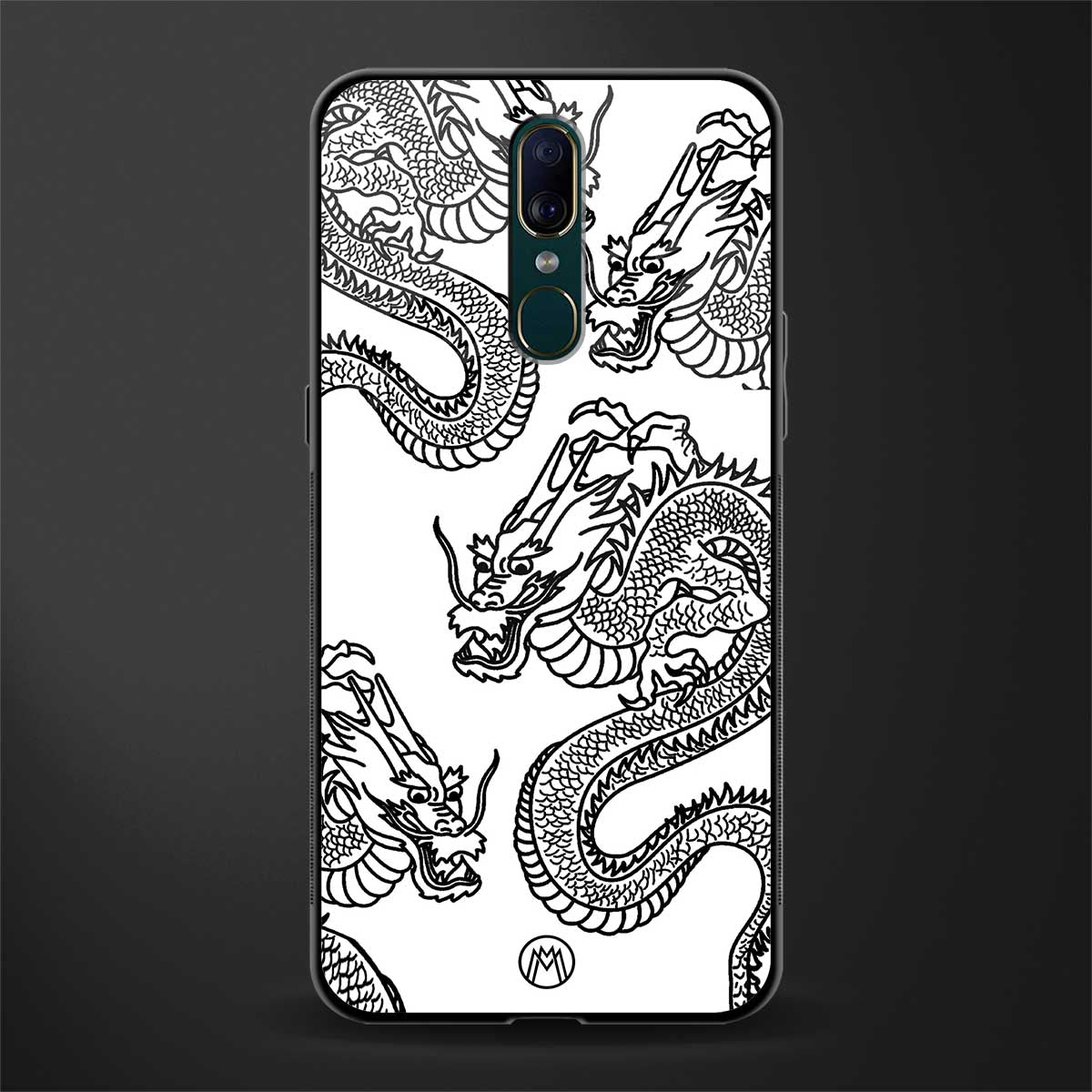 dragons lite glass case for oppo f11 image