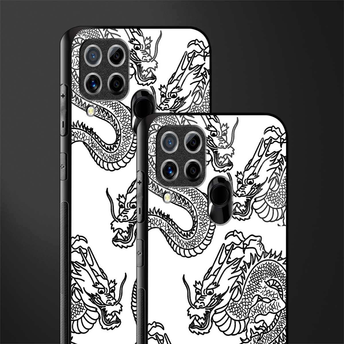 dragons lite glass case for realme c15 image-2