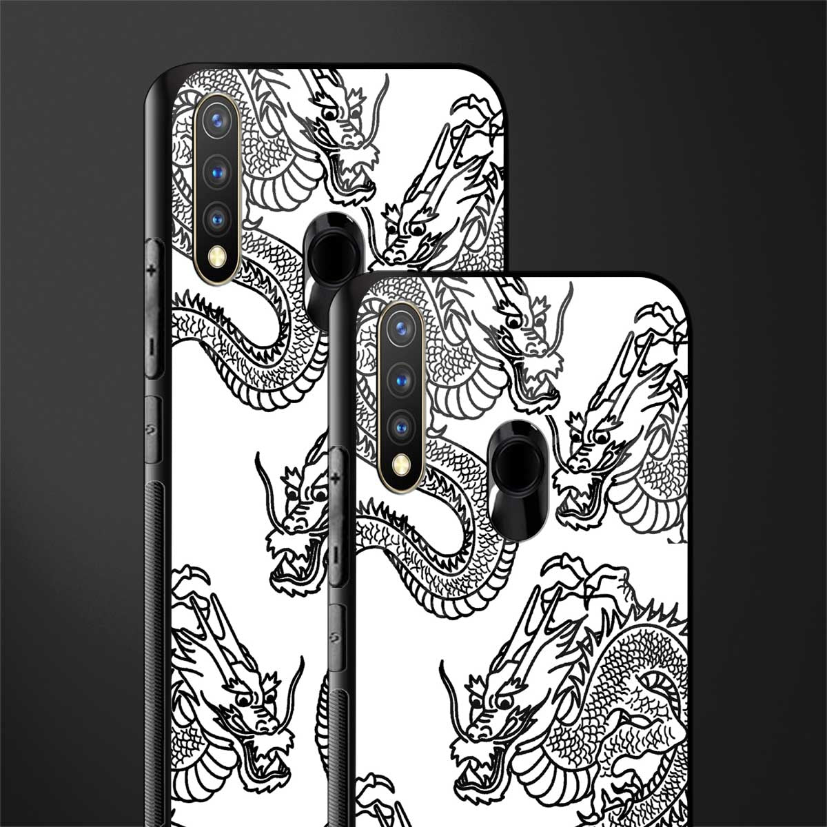 dragons lite glass case for vivo u20 image-2