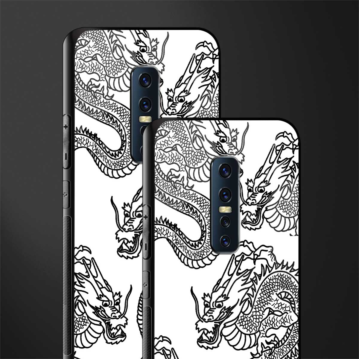 dragons lite glass case for vivo v17 pro image-2