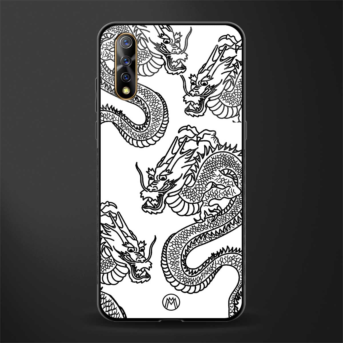 dragons lite glass case for vivo s1 image