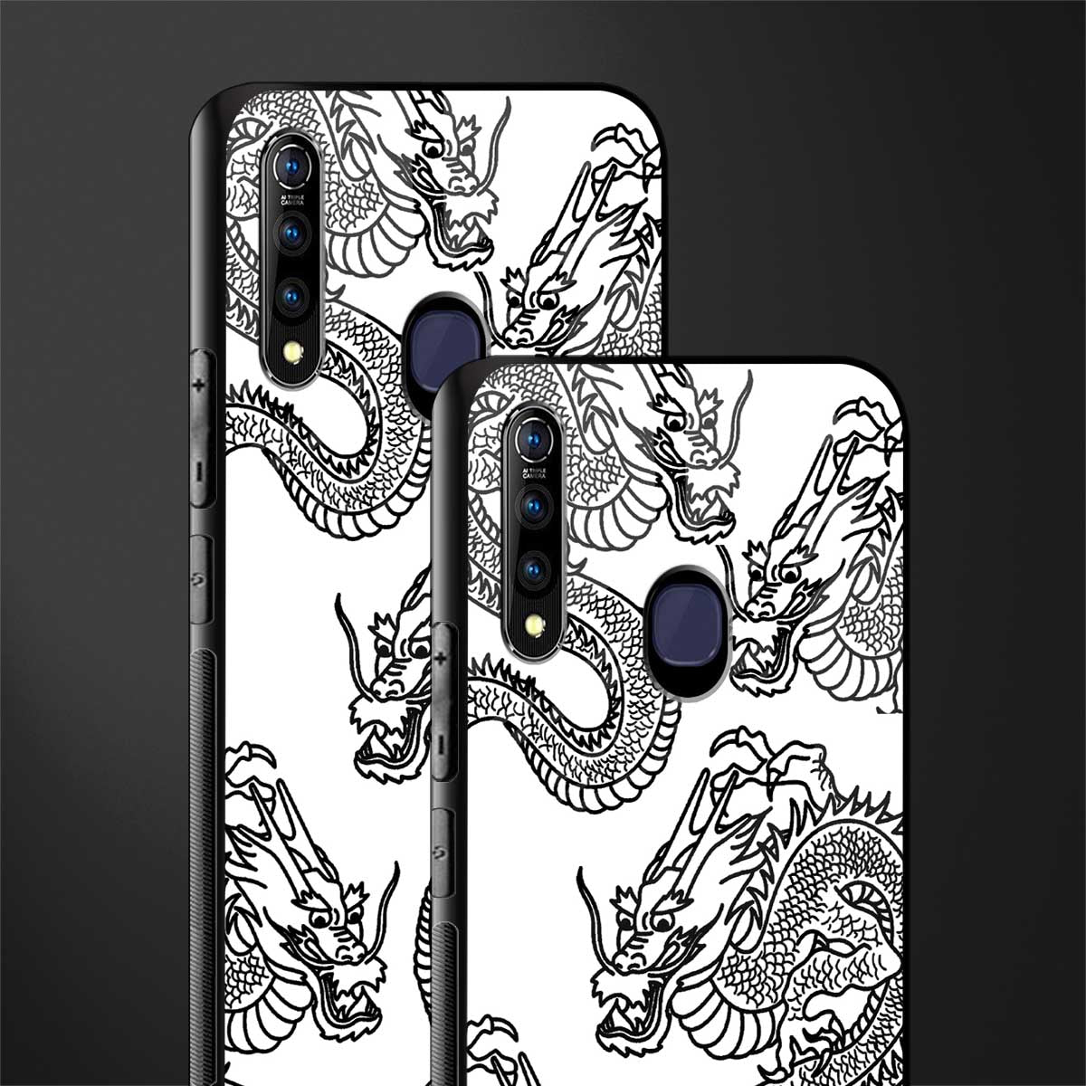 dragons lite glass case for vivo z1 pro image-2