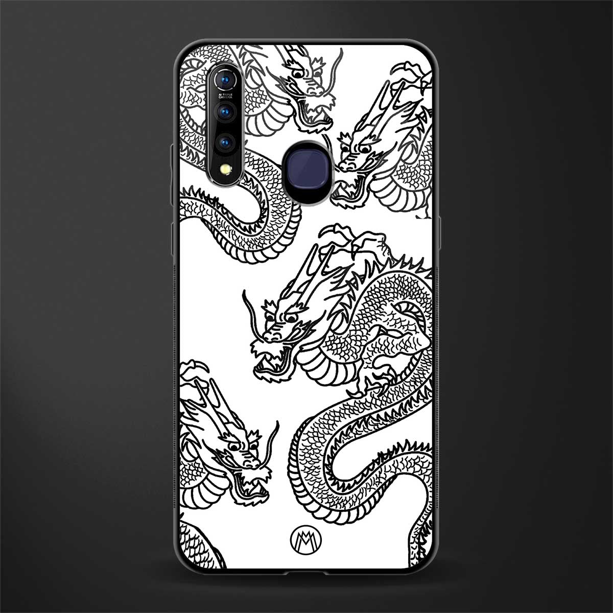 dragons lite glass case for vivo z1 pro image