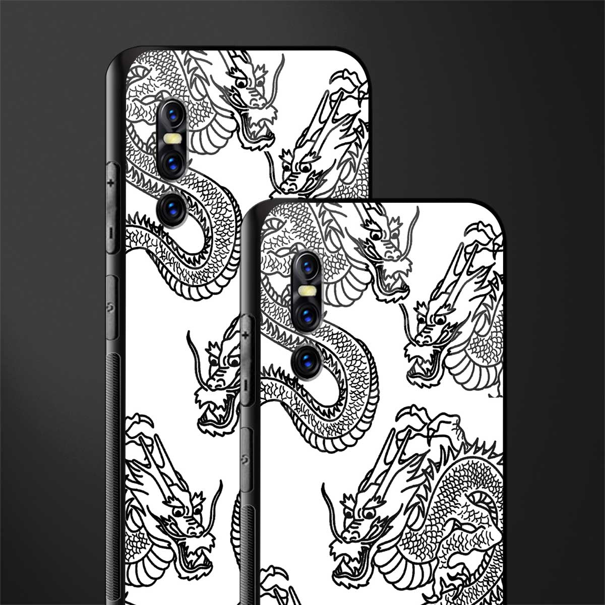 dragons lite glass case for vivo v15 pro image-2