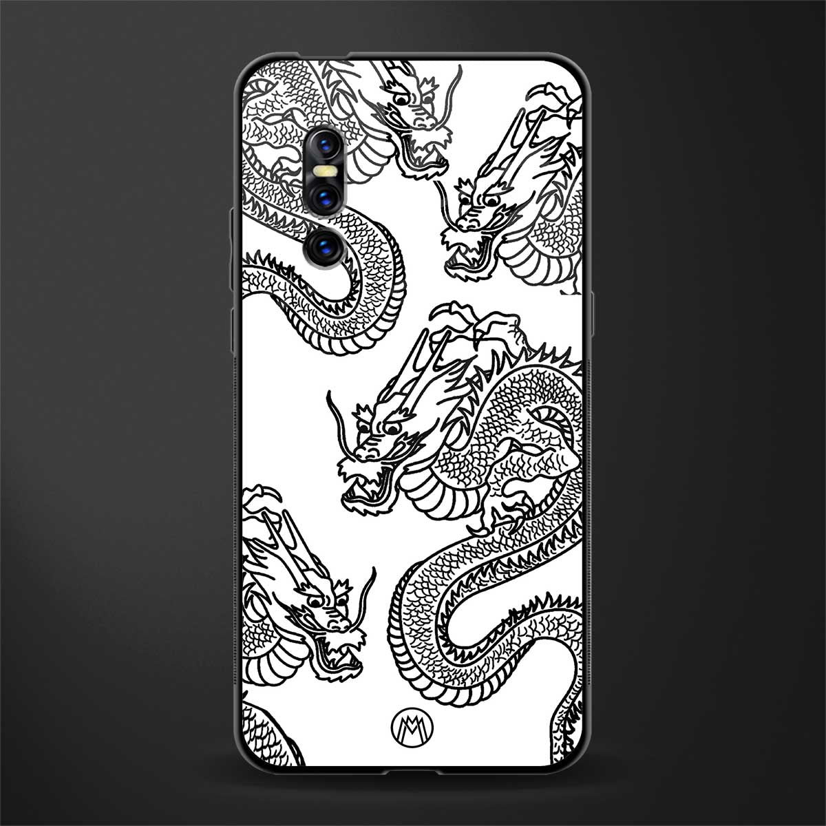 dragons lite glass case for vivo v15 pro image