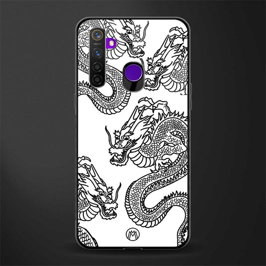 dragons lite glass case for realme 5 pro image