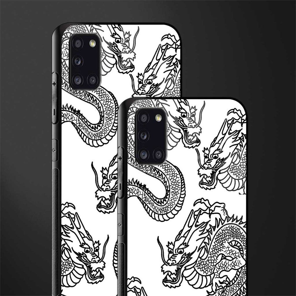 dragons lite glass case for samsung galaxy a31 image-2