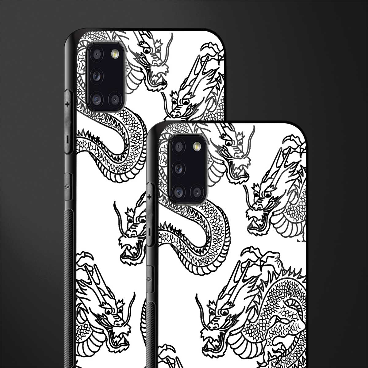 dragons lite glass case for samsung galaxy a31 image-2