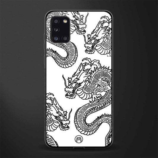 dragons lite glass case for samsung galaxy a31 image