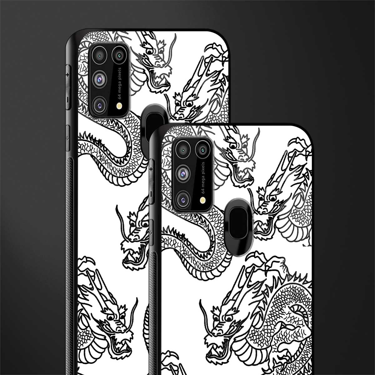 dragons lite glass case for samsung galaxy m31 image-2