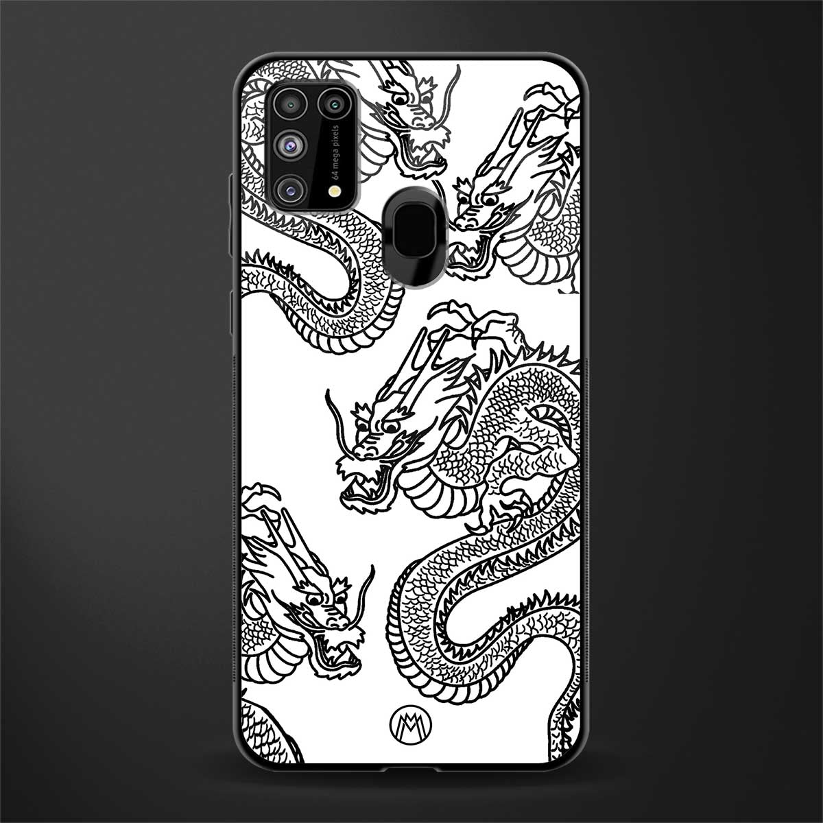 dragons lite glass case for samsung galaxy f41 image