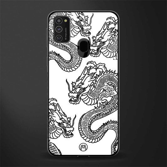 dragons lite glass case for samsung galaxy m30s image